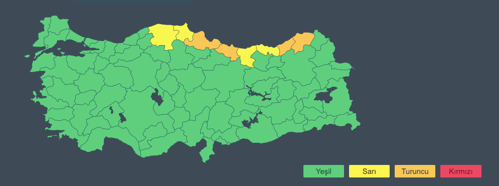 Meteoroloji'den 8 ile sarı ve turuncu kodlu uyarı: Sonbahar tam anlamıyla geldi... Gün boyu sağanak etkili olacak... 7