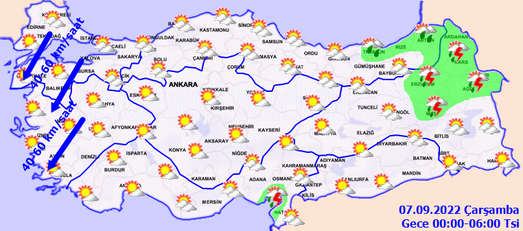 Meteoroloji'den 6 ile 'sarı' 2 ile 'turuncu' kodlu uyarı: Dikkatli ve tedbirli olun! 6