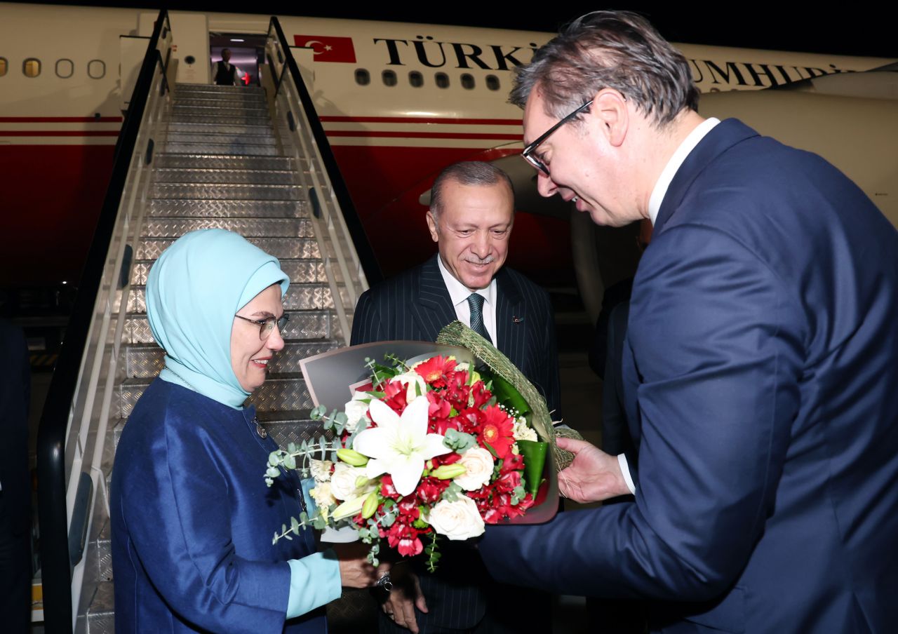 Cumhurbaşkanı Erdoğan, Balkan turunun ikinci durağı Sırbistan'da! 1
