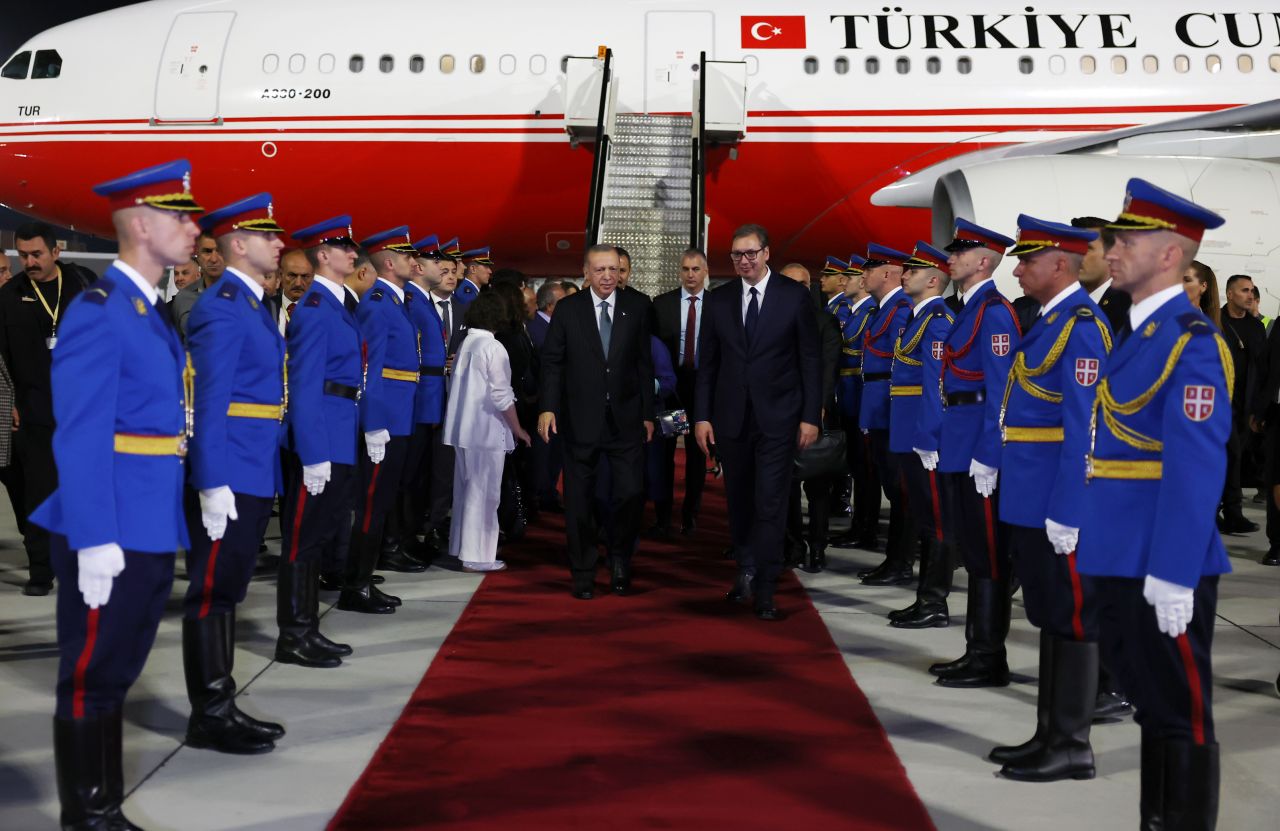 Cumhurbaşkanı Erdoğan, Balkan turunun ikinci durağı Sırbistan'da! 2