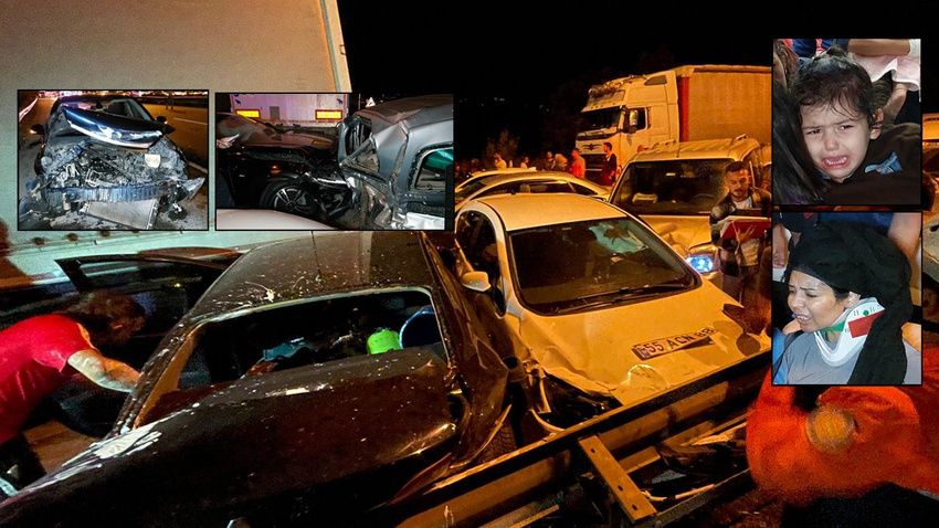 Samsun'da zincirleme trafik kazası: 23 araç birbirine girdi! 1