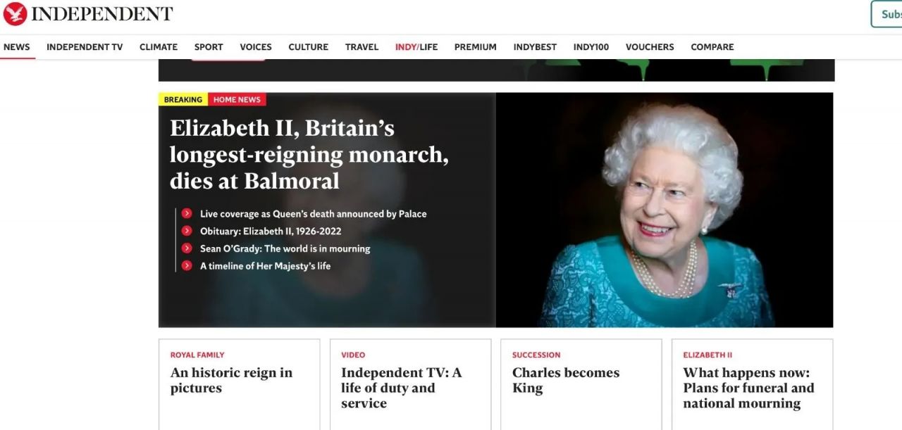 70 yıllık hükümdarlığı sona eren Kraliçe Elizabeth’in ölümü dünya basınında! 'İyi Geceler Hanımefendi' 7