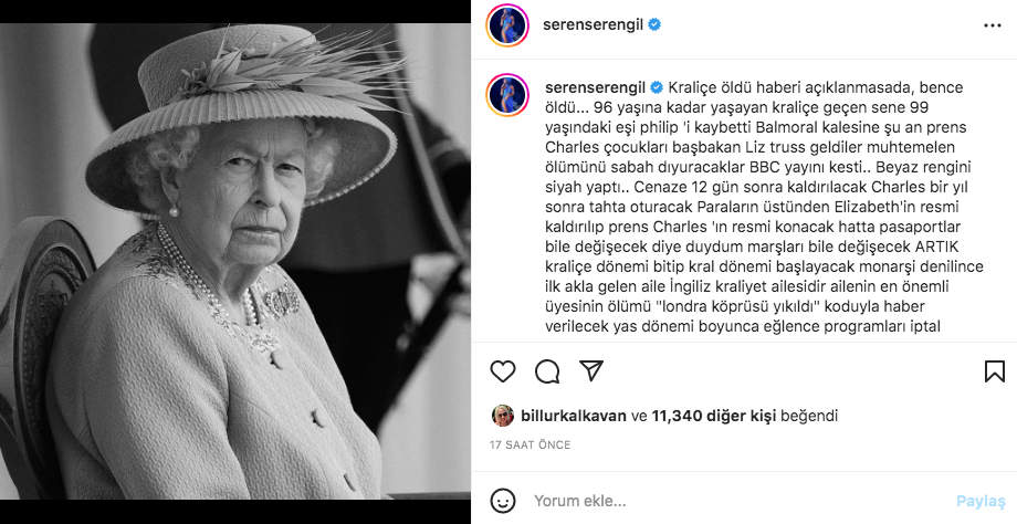 Ünlü isimlerden Kraliçe Elizabeth'e veda mesajları 21