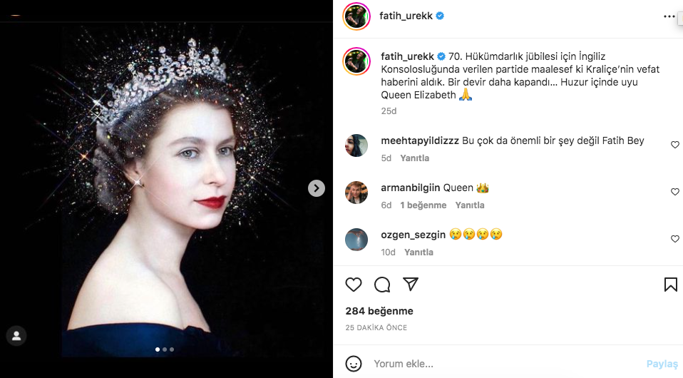 Ünlü isimlerden Kraliçe Elizabeth'e veda mesajları 23