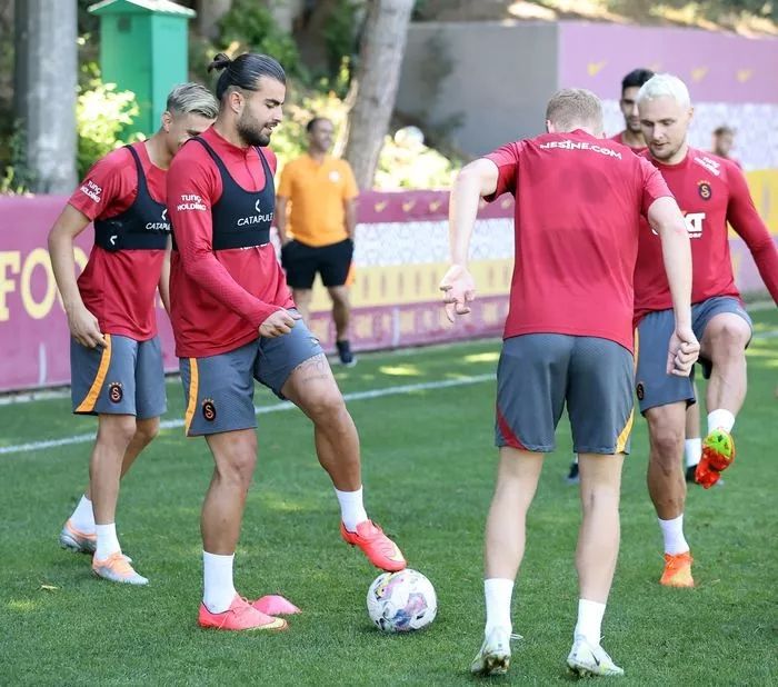 Galatasaray'ın 5 transferi ilk kez takımla birlikte çalıştı! İşte idmandan kareler... 1