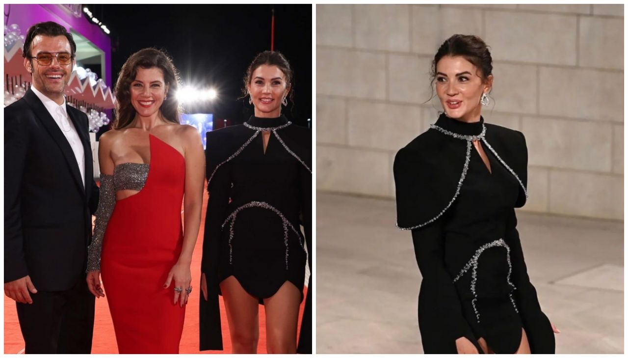 Gökçe Bahadır, Salih Bademci ve Burcu Özberk'ten 'Venedik Film Festivali' pozları 1