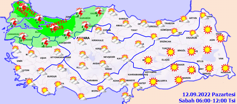 Meteoroloji İstanbul dahil birçok ile kuvvetli yağış uyarısı yaptı! İşte yarın kuvvetli yağışın etkili olacağı o iller… 3