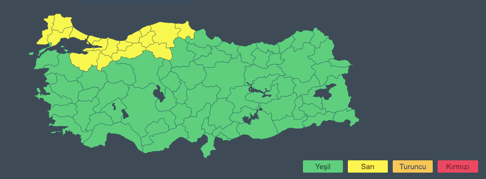İstanbul dahil 17 il için 'sarı' uyarı: Dolu yağışı bekleniyor! Ani sel ve su baskınları yaşanabilir! 2