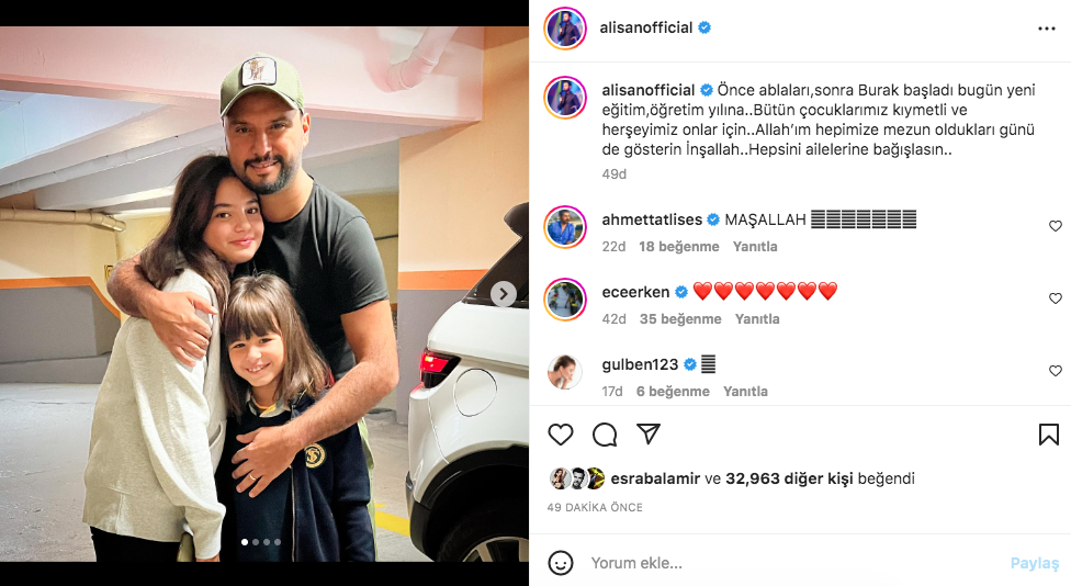 İlk ders zili çaldı, ünlü isimlerin okul heyecanı başladı 2
