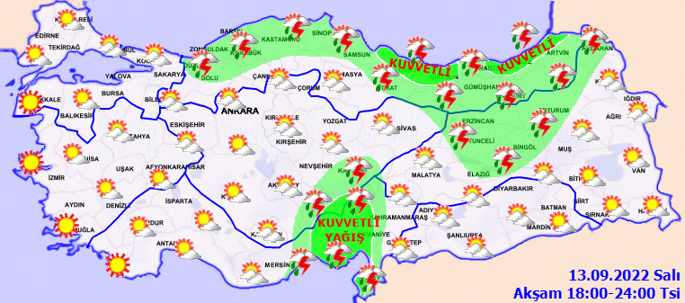 Meteoroloji tek tek uyardı! Yağışlar çok kuvvetli geliyor… 4