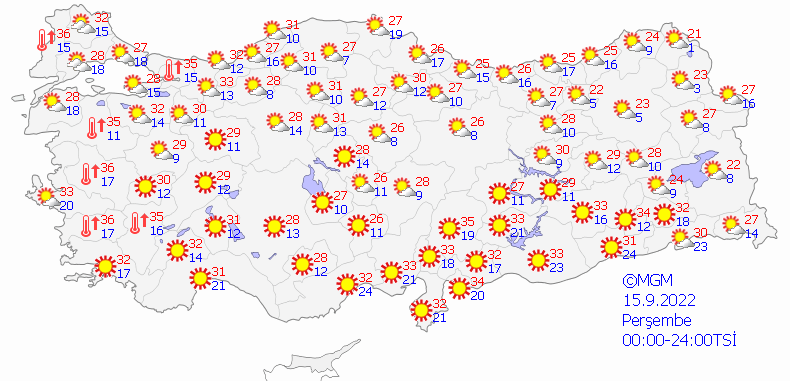 Meteoroloji bildirdi: Yarından itibaren havalar ısınıyor! 13