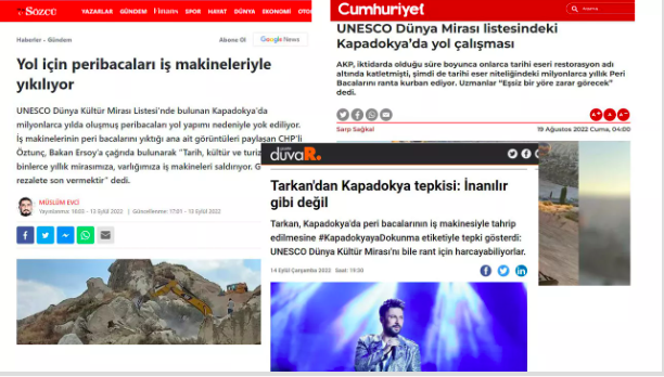 Fondaş medyanın 'Peribacaları' haberine yalanlama geldi 2