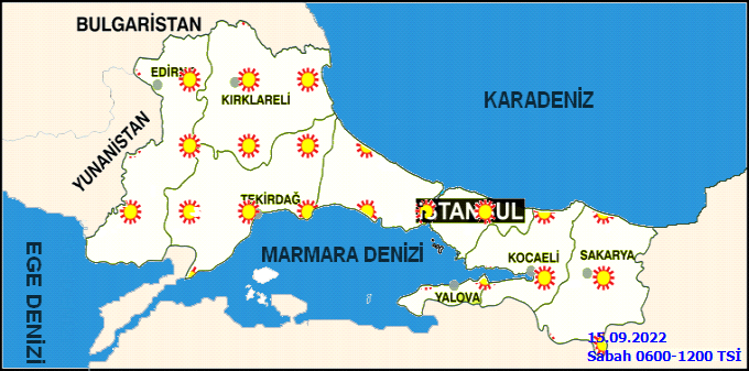 İstanbullular sıcaktan kavrulacak! İşte 15 Eylül İstanbul hava durumu 2