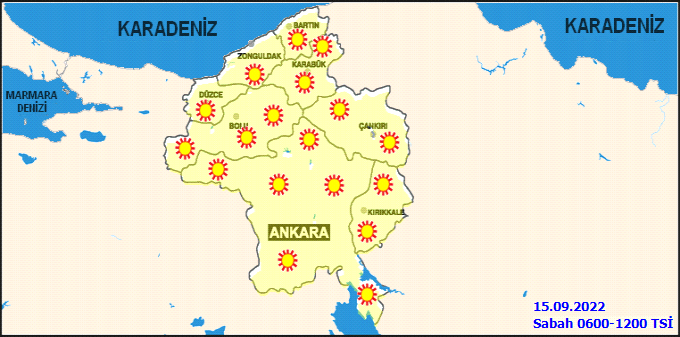 Ankara güne böyle uyanacak… İşte 15 Eylül Ankara hava durumu 2