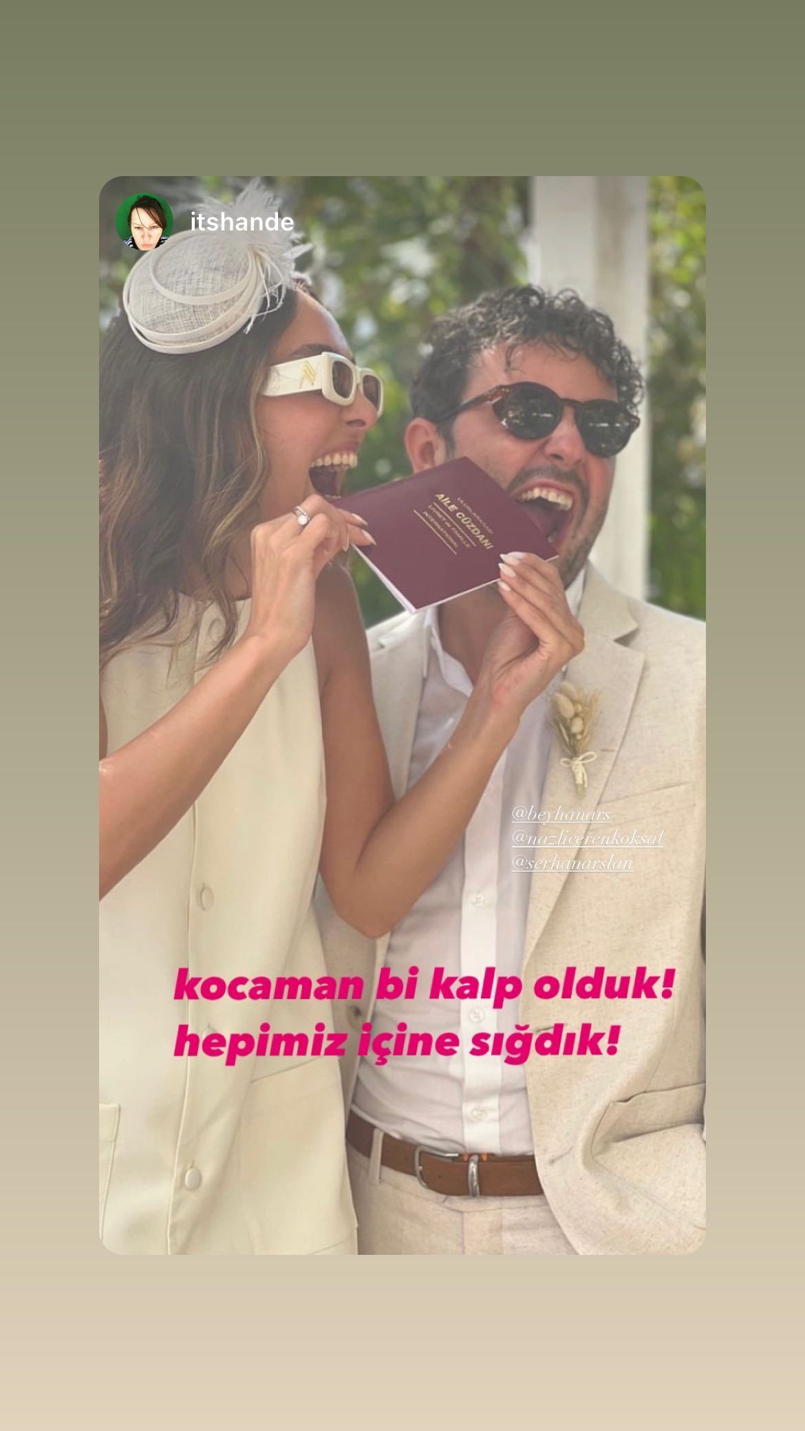 Hayat Bilgisi'nin Kopil'i Serhan Arslan ile Nazlı Ceren Köksal evlendi 5