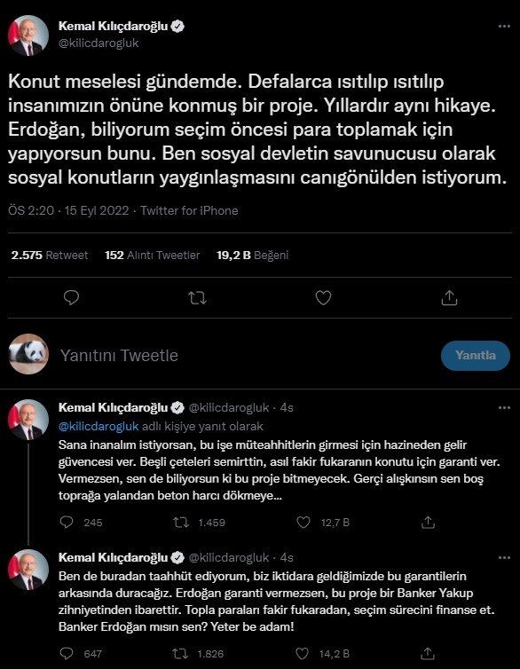 CHP zihniyeti bundan da rahatsız oldu! Kemal Kılıçdaroğlu şimdi de TOKİ'ye muhalefet! 2