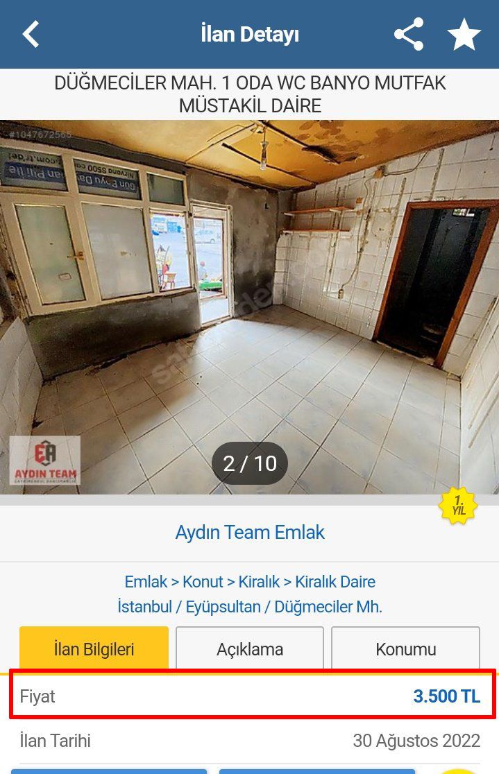 Ev demeye bin şahit ister! Eyüpsultan'daki harabe ev için istenen kira hayrete düşürdü 2