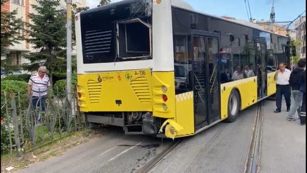 İstanbul güne böyle başladı: Kabataş-Bağcılar tramvayında İETT aracı kaza yaptı! 3