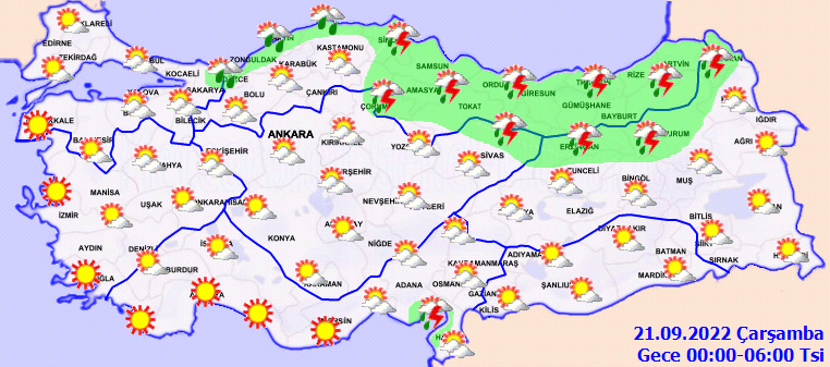 Meteoroloji uyardı: Kuvvetli rüzgar ve yağış geliyor, sel ve su baskınlarına dikkat! 2