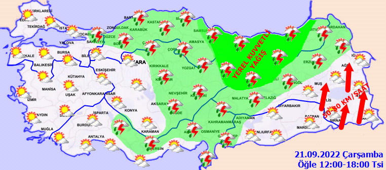 Meteoroloji uyardı: Kuvvetli rüzgar ve yağış geliyor, sel ve su baskınlarına dikkat! 4