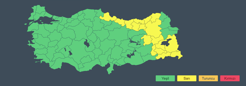 Meteoroloji'den yurt geneline kuvvetli yağış uyarısı! 4 gün boyunca sürecek... 3