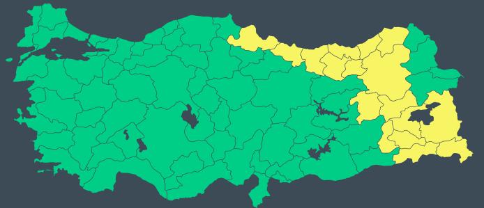 Meteoroloji’den 17 ile sarı kodlu uyarı: Kuvvetli yağış ve rüzgar bekleniyor, 4 gün tedbirli olun! 1