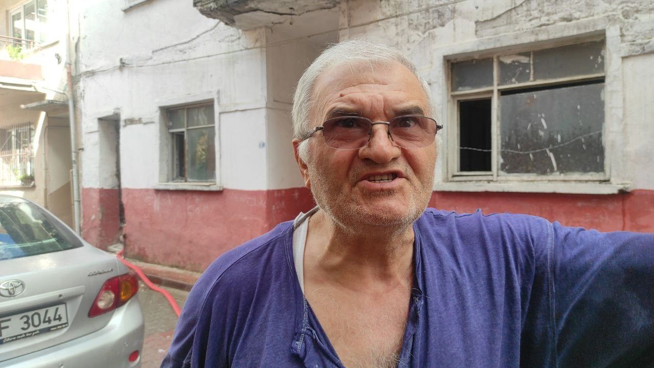 Metruk binada yangın çıktı, mahallede tansiyon yükseldi 3