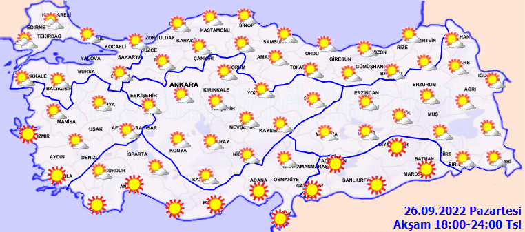 Meteoroloji’den günlük güneşlik paylaşım: Yağış beklenmiyor! 4