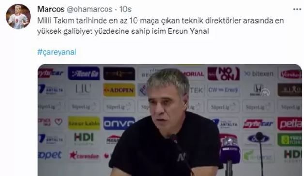 Milli Takım'da Ersun Yanal sesleri! Sosyal medyada akılalmaz çılgınlık... 8