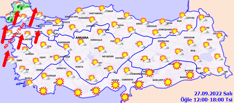 Meteoroloji kuvvetli rüzgar ve fırtına uyarısı yaptı: Tedbirli olun! 3