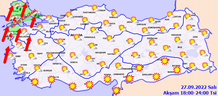 Meteoroloji kuvvetli rüzgar ve fırtına uyarısı yaptı: Tedbirli olun! 4