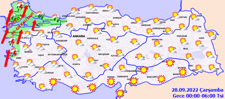 Meteoroloji’den kritik uyarı: Kuvvetli yağış ve rüzgar bekleniyor, sel ve su baskınlarına dikkat! 2