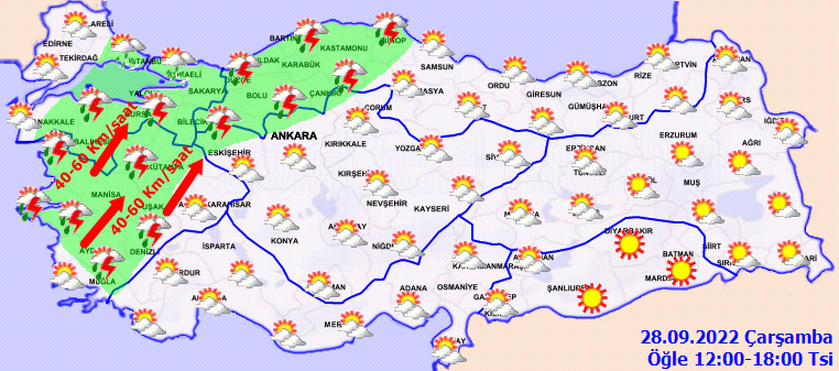 Meteoroloji’den kritik uyarı: Kuvvetli yağış ve rüzgar bekleniyor, sel ve su baskınlarına dikkat! 4