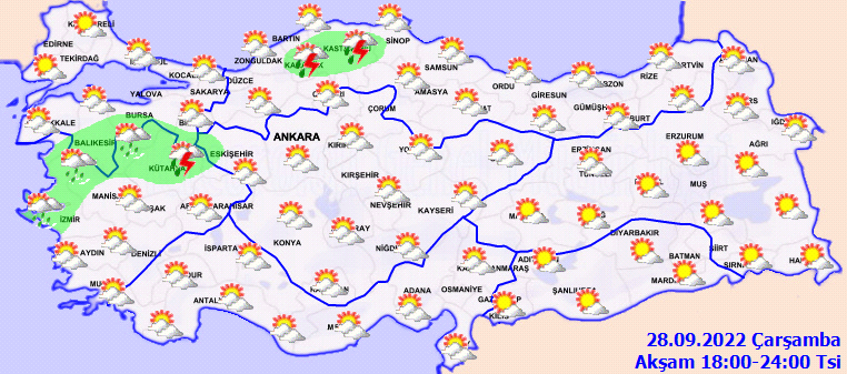 Meteoroloji’den peş peşe iki uyarı geldi: Kuvvetli rüzgar ve yağış kapıda! 4