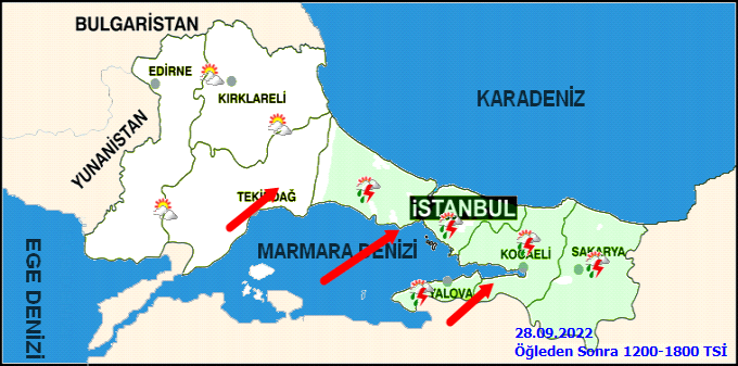 İstanbullular dikkat! Meteoroloji saat vererek uyardı 3