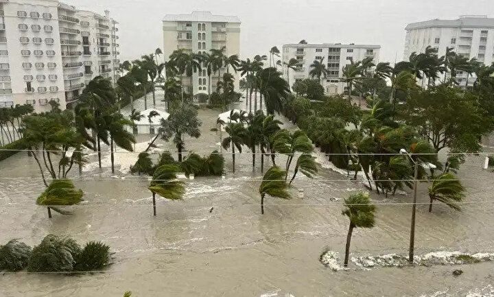 Ian Kasırgası Florida’yı vurdu! Evler yıkıldı, elektrikler kesildi! İşte bölgeden korkunç görüntüler... 7