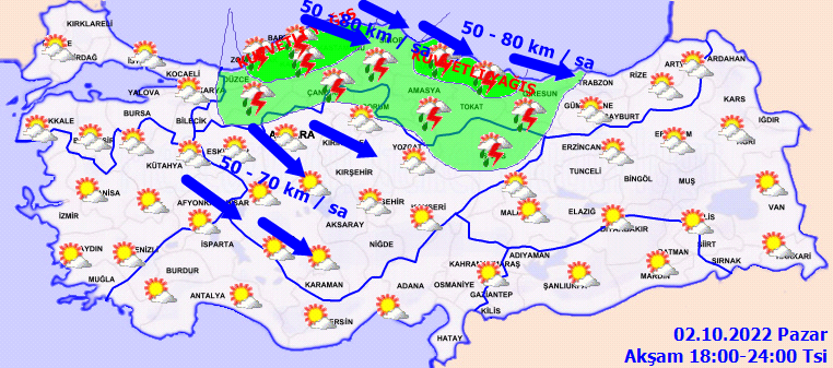 Meteoroloji’den İstanbul dahil 31 ile sarı kodlu uyarı: Kuvvetli rüzgar, fırtına ve yağışlara dikkat! 4