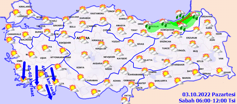 Meteoroloji 4 ile sarı kodlu uyarı yaptı: Kuvvetli yağış ve rüzgar etkili olacak 2