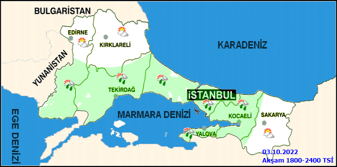 Meteoroloji İstanbulluları saat vererek uyardı! İşte 3 Ekim İstanbul hava durumu 2