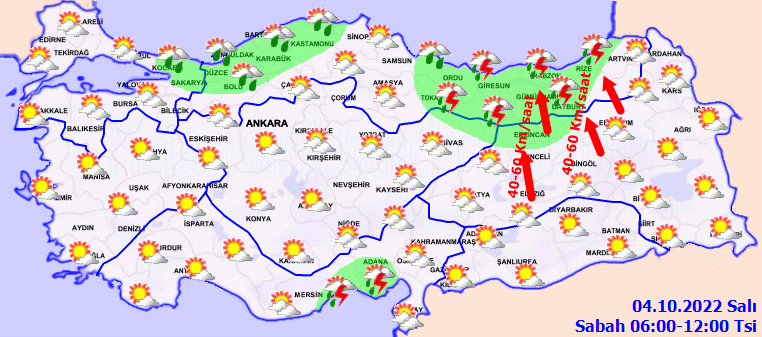 Meteoroloji’den kritik uyarı: Kuvvetli yağış ve fırtına bekleniyor, su baskını ve çatı uçmalarına dikkat! 2