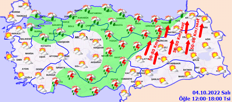 Meteoroloji 18 ile sarı kodlu uyarı yaptı: Ani sel ve fırtınaya dikkat! 3