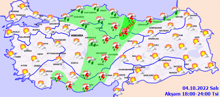 Meteoroloji 18 ile sarı kodlu uyarı yaptı: Ani sel ve fırtınaya dikkat! 4