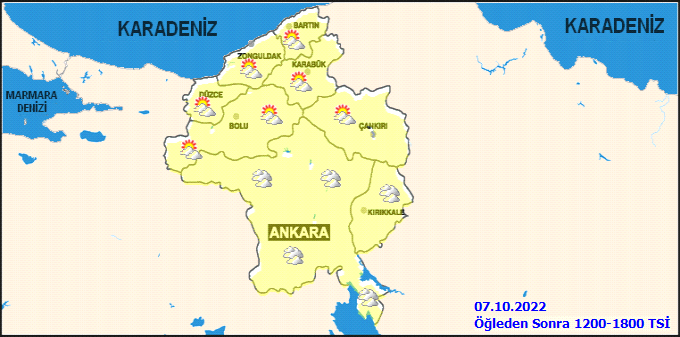 Ankaralılar yarın üşüyecek! Sıcaklıklar düşüyor! 7 Ekim Cuma Ankara hava durumu 2