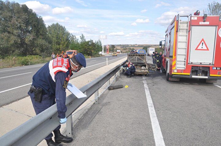 Tekirdağ'da feci kaza! KOAH hastası babanın oksijen tüpü patladı 11