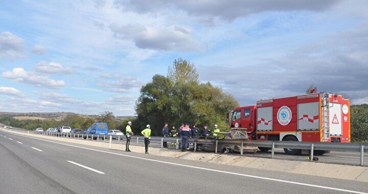 Tekirdağ'da feci kaza! KOAH hastası babanın oksijen tüpü patladı 14