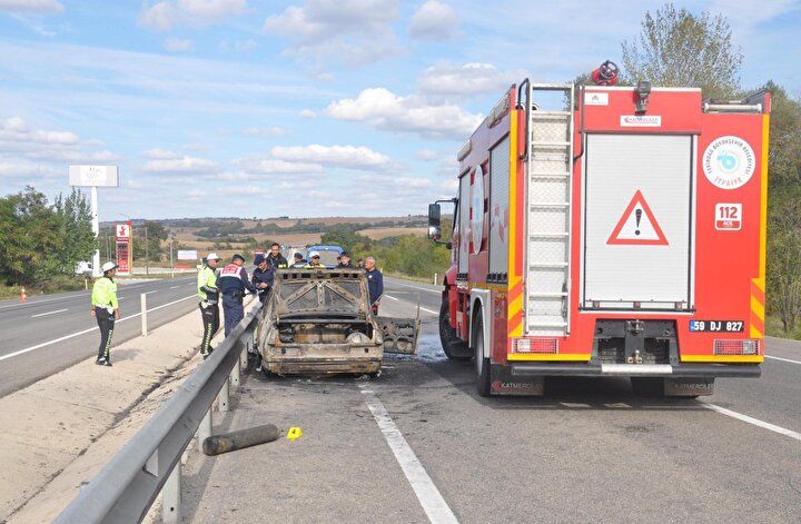 Tekirdağ'da feci kaza! KOAH hastası babanın oksijen tüpü patladı 8