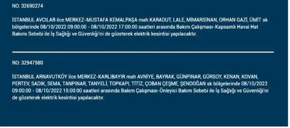 İstanbul'da elektrik kesintisi! BEDAŞ 7 Ekim Cuma elektrik kesintilerinin yapılacağı ilçeleri açıkladı! 19
