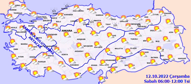 Meteoroloji açıkladı: O illerde yağış bekleniyor! Pus ve sise dikkat! 2