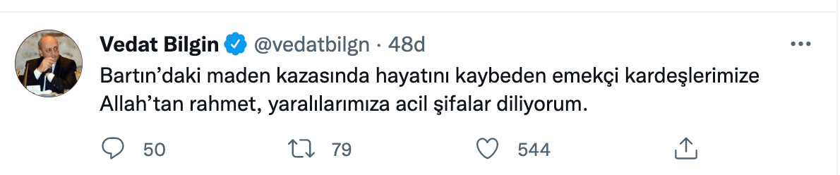 Bartın’da yaşanan patlamanın ardından siyasiler ‘başsağlığı’ mesajı yayımladı 12