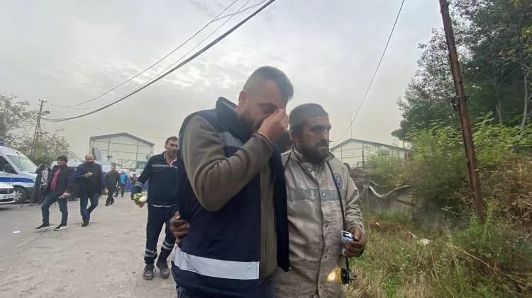 Bartın'daki maden patlamasından geriye kalan acı görüntüler! 6